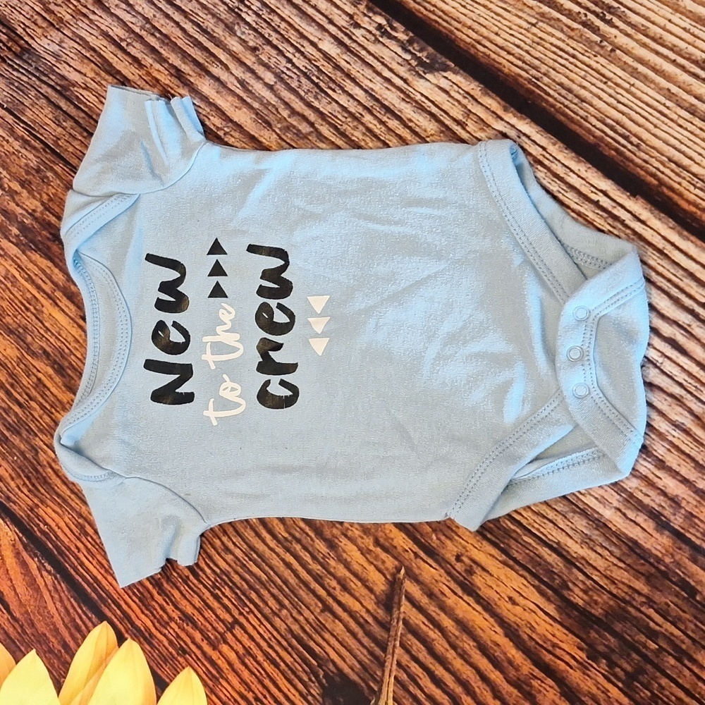 MINIVILLE 3-6 MONTH BLUE ONSIE